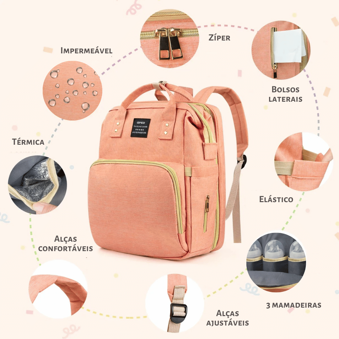 Mochila Berço Impermeável
