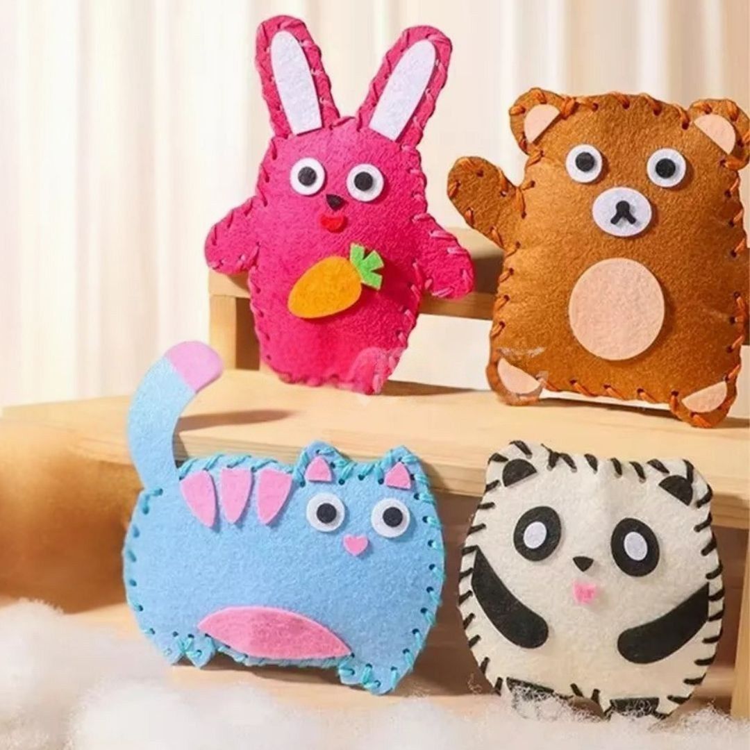 Kit de Costura Infantil – Crie Seus Próprios Bichinhos
