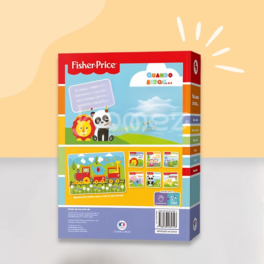 Fisher Price Box 6 livrinhos - Conceitos Básicos