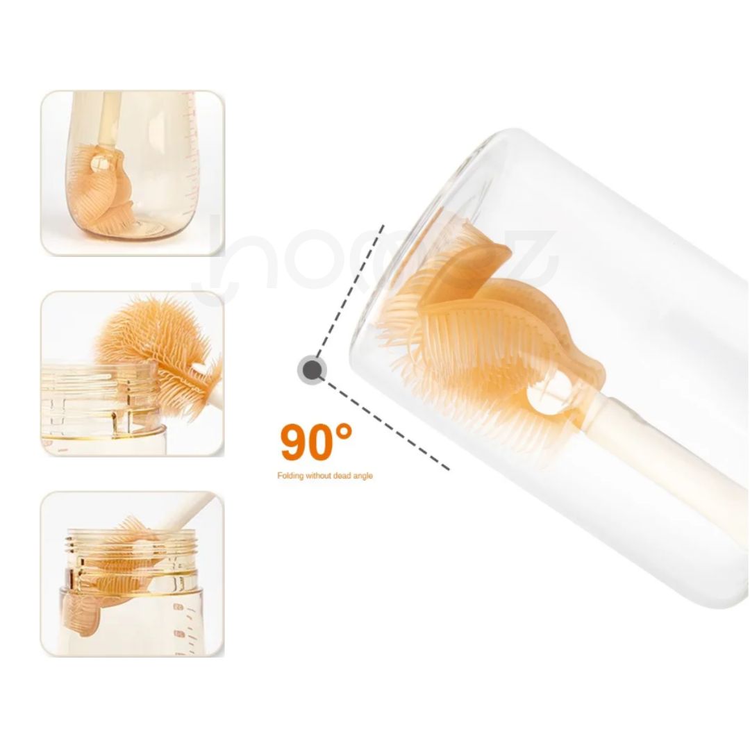 Kit Limpeza de Mamadeiras Portátil (6 peças)