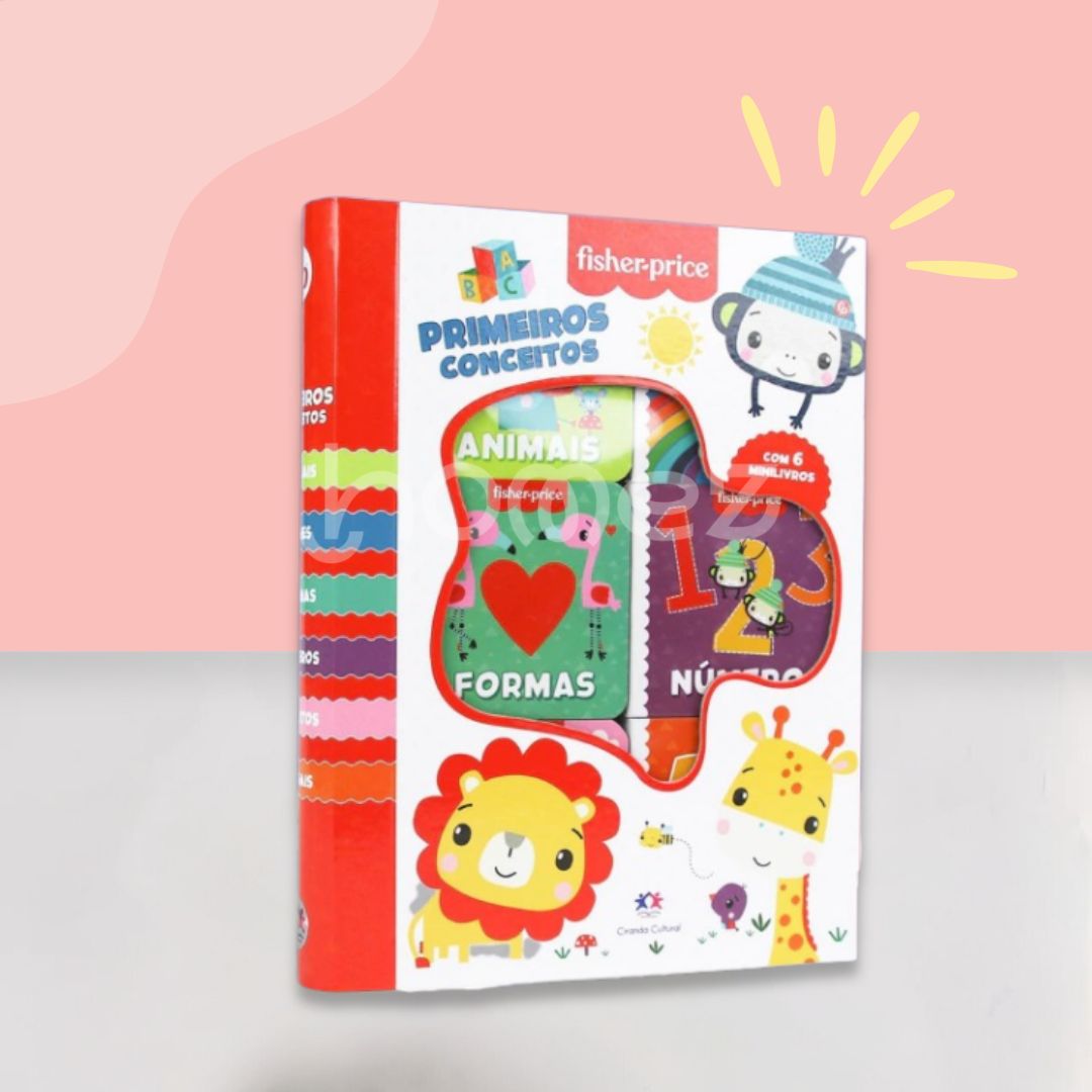 Fisher Price Box 6 livrinhos - Conceitos Básicos