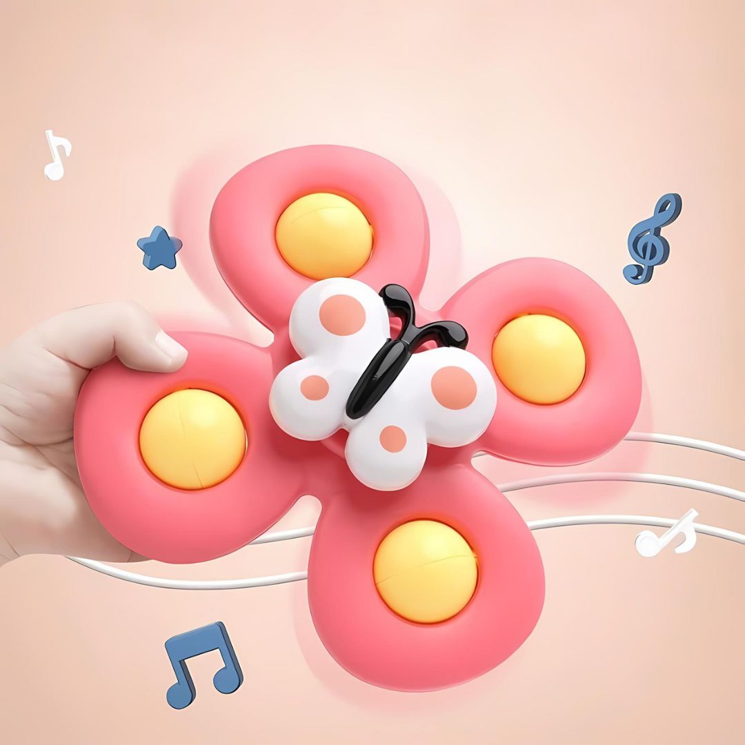 Kit Spinner Infantil com ventosa - 3 peças