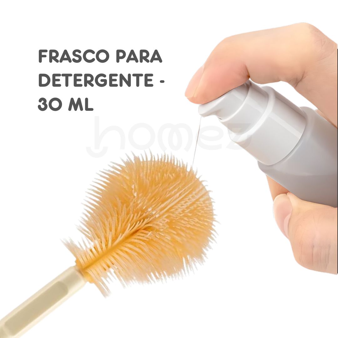 Kit Limpeza de Mamadeiras Portátil (6 peças)
