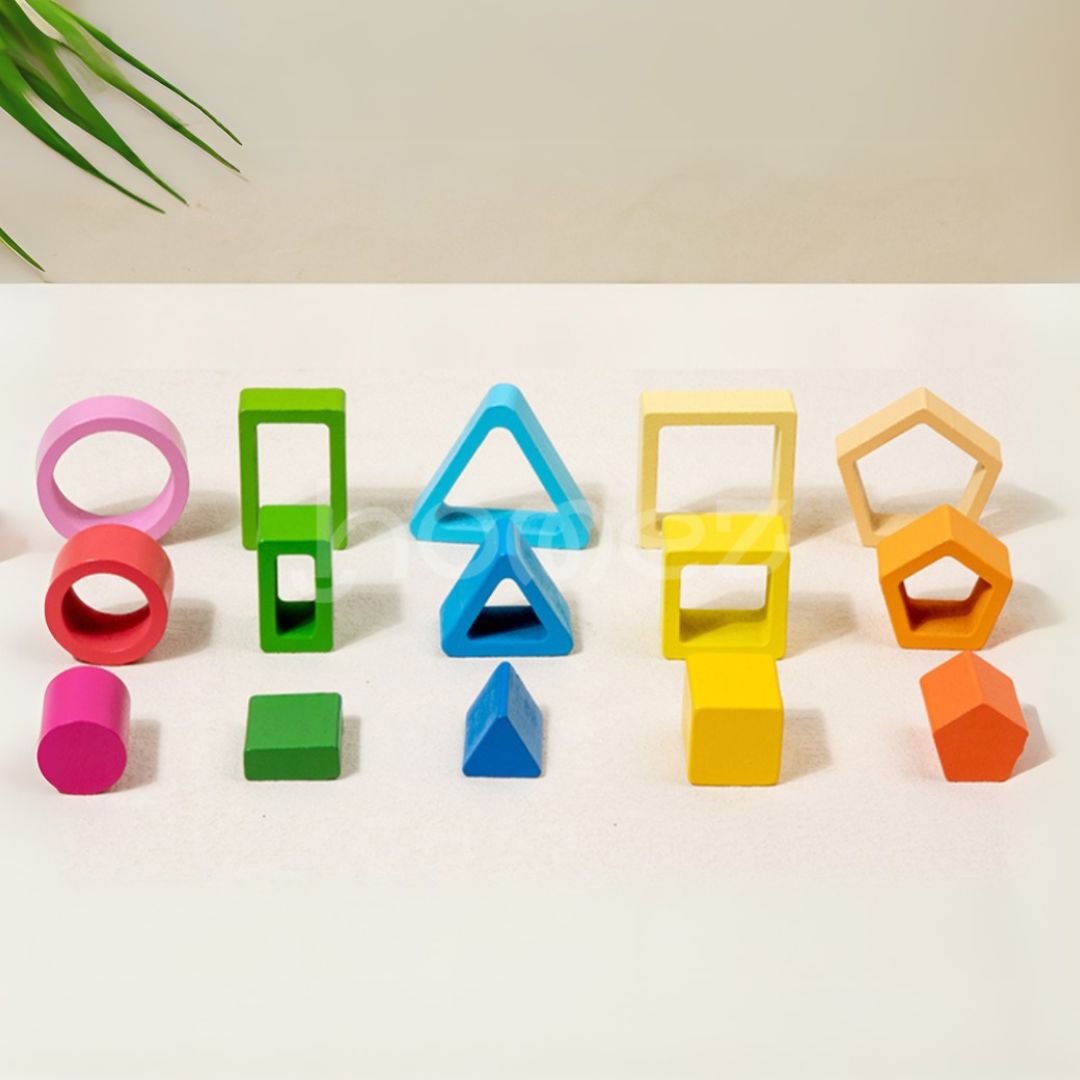 Brinquedo Educativo de Encaixe Geométrico