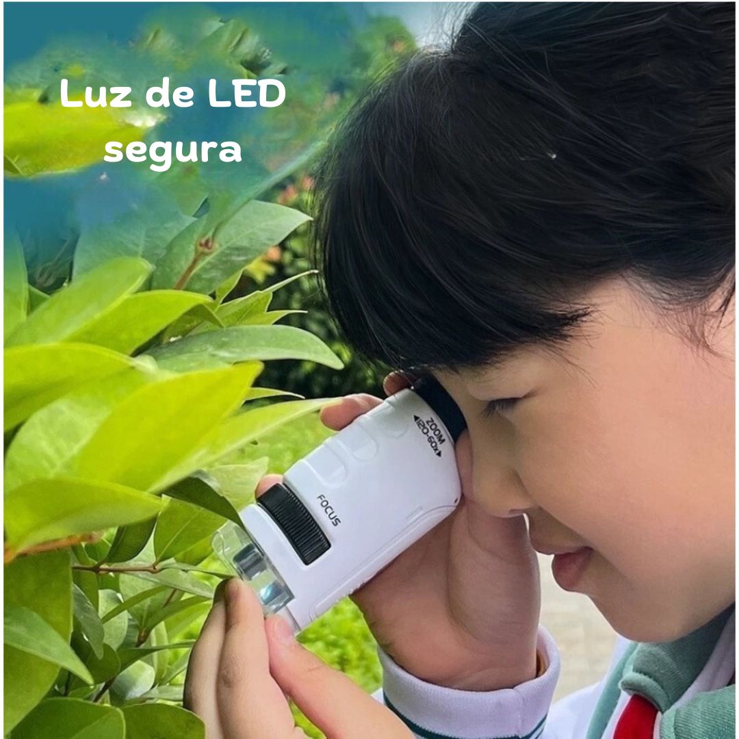 Mini Cientista - Microscópio Portátil