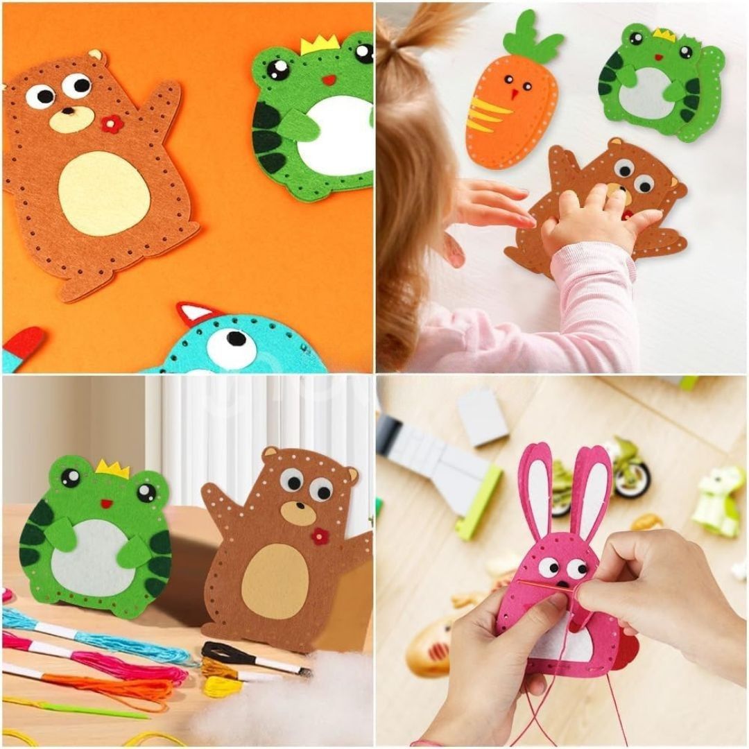Kit de Costura Infantil – Crie Seus Próprios Bichinhos