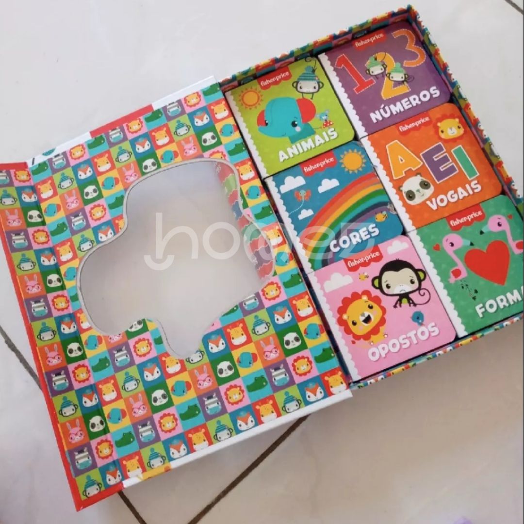 Fisher Price Box 6 livrinhos - Conceitos Básicos
