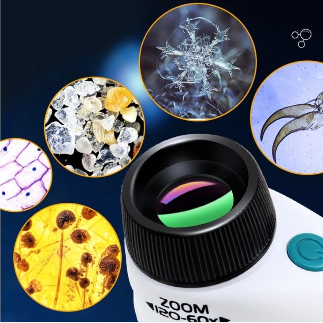 Mini Cientista - Microscópio Portátil