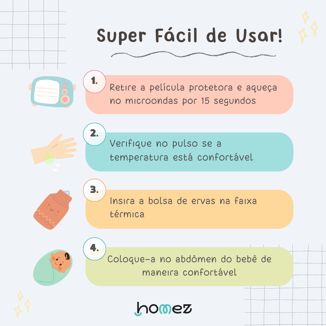 Refil Bolsa de Ervas para Faixa Térmica