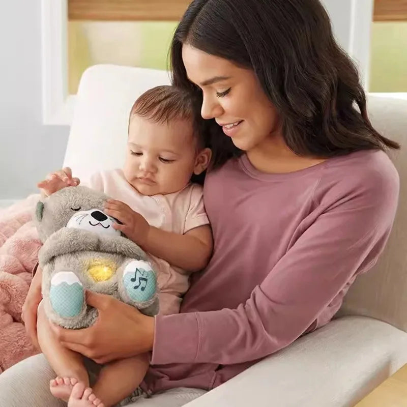 Brinquedo de pelúcia que respira