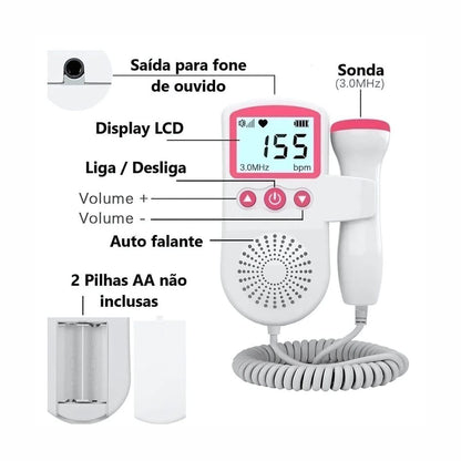 Baby Doppler - Monitor de Batimentos Portátil