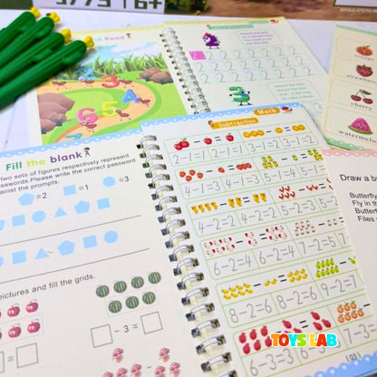 Kit 4 Cadernos Mágicos - Primeiros Traços