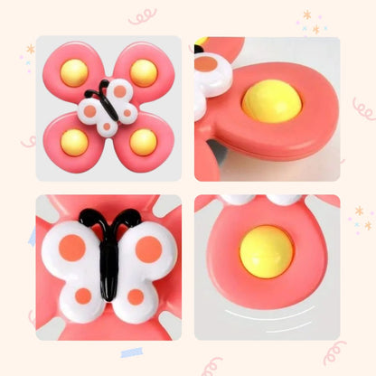 Kit Spinner Infantil com ventosa - 3 peças