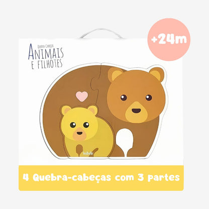 Quebra-Cabeça Educativo Bichinhos