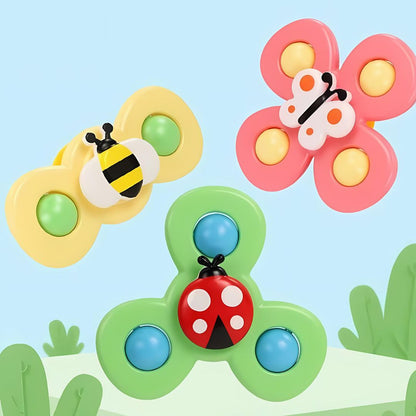 Kit Spinner Infantil com ventosa - 3 peças
