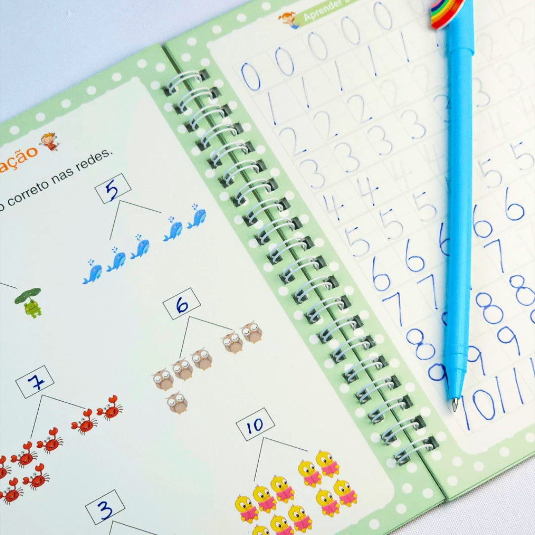 Kit 4 Cadernos Mágicos - Primeiros Traços
