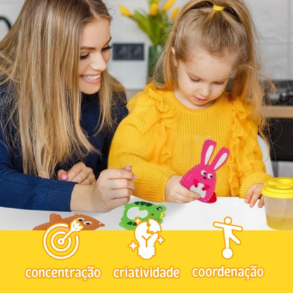 Kit de Costura Infantil – Crie Seus Próprios Bichinhos